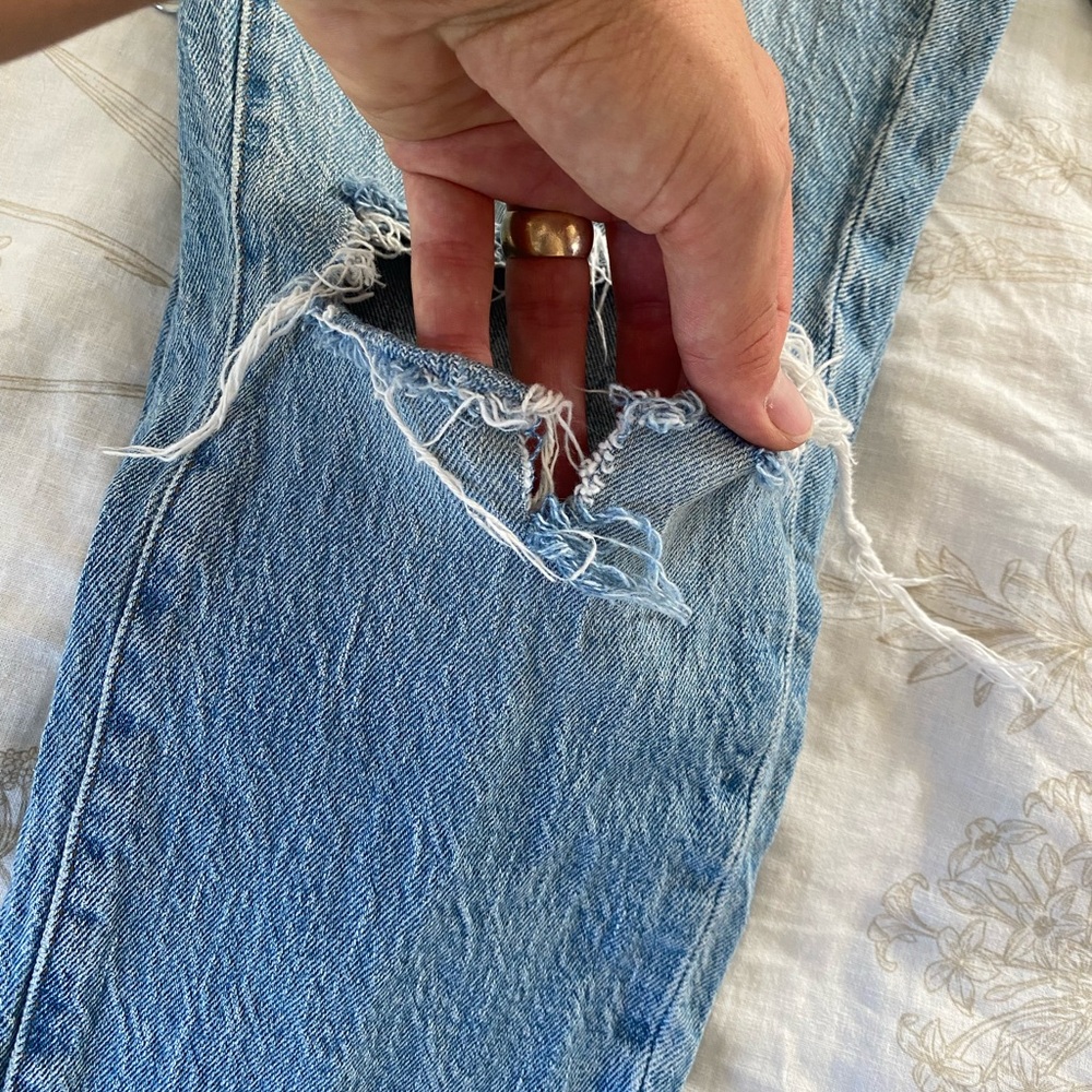 Maternity Over-the-Belly Perfect Vintage Jeans in Coney Wash - Picture 2 of 7